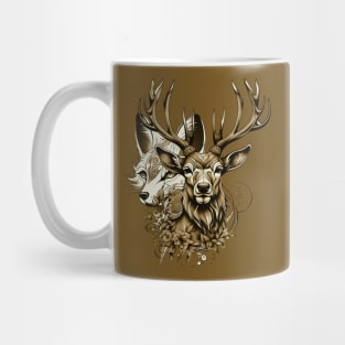 Stag and Vixen Mug